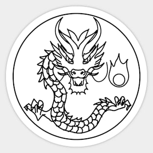 Chinese dragon Sticker